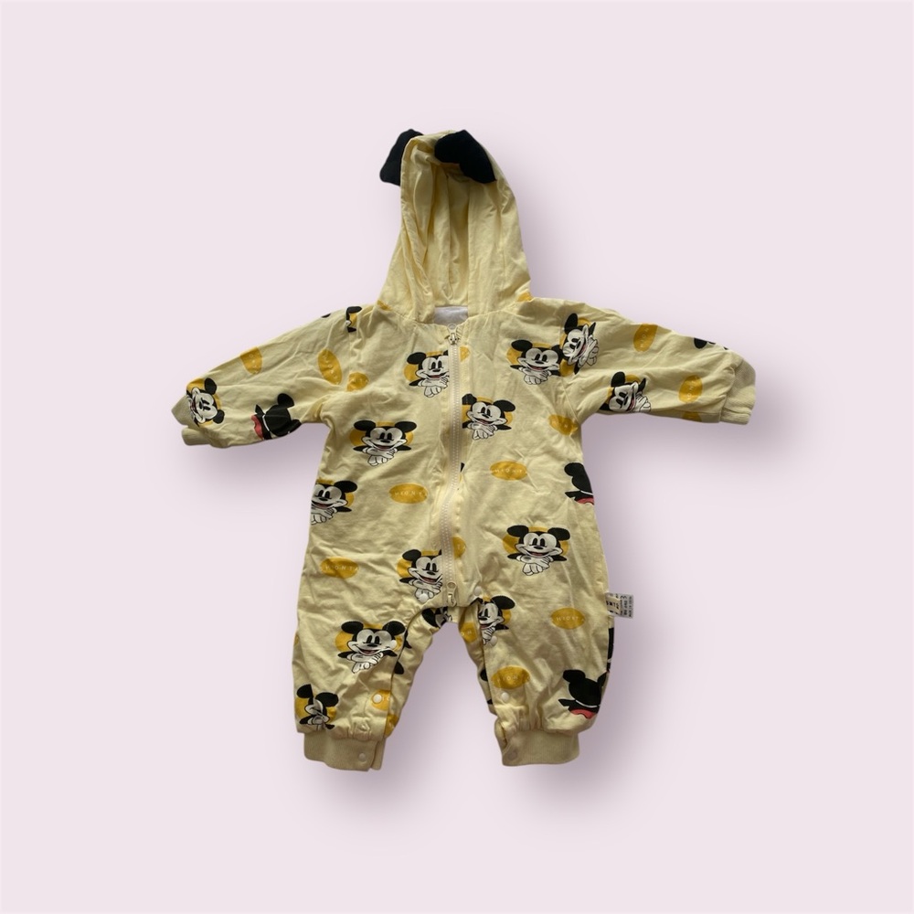 Baby Yellow Mickey One Piece